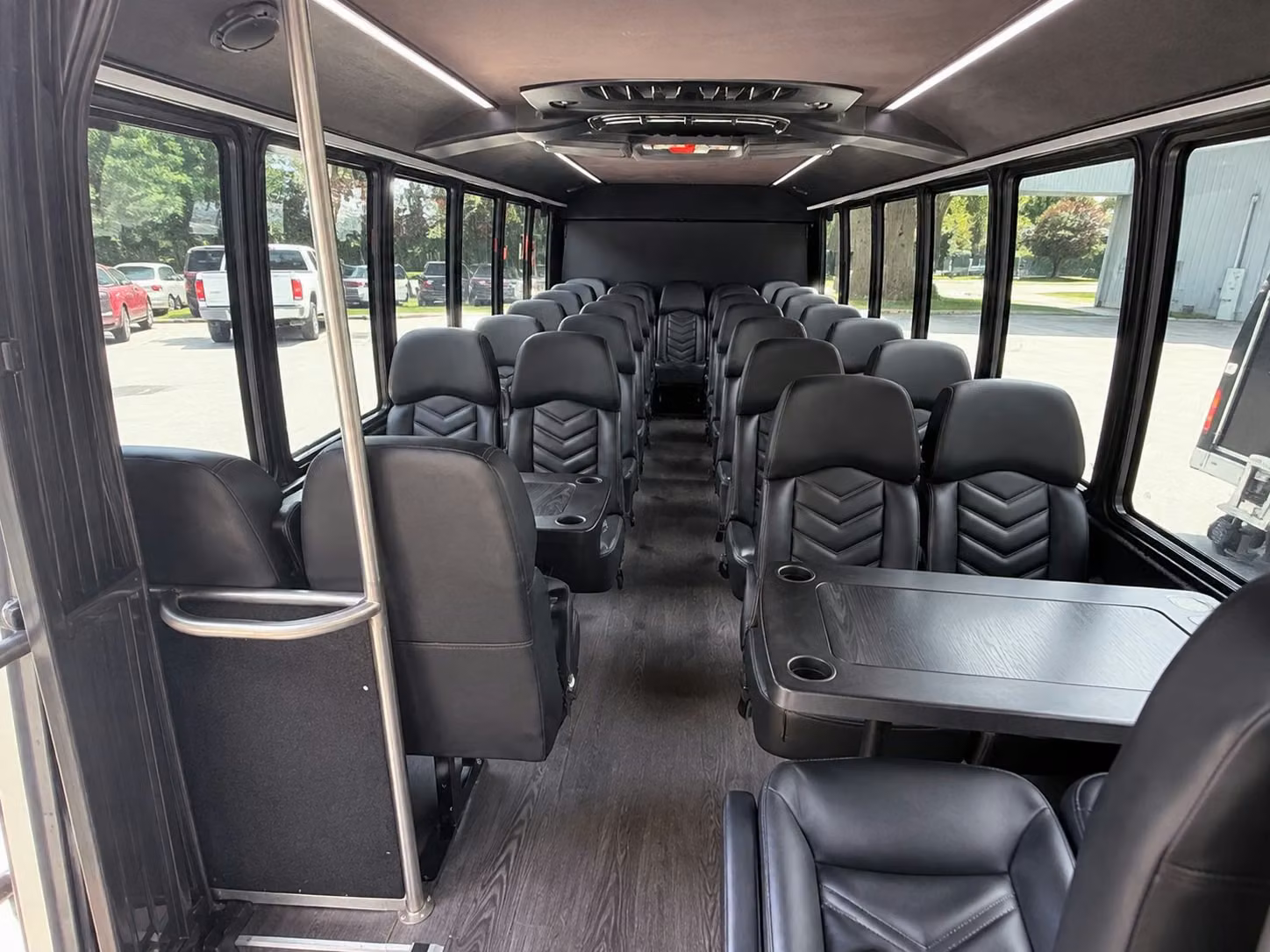 18 passenger minibus inside