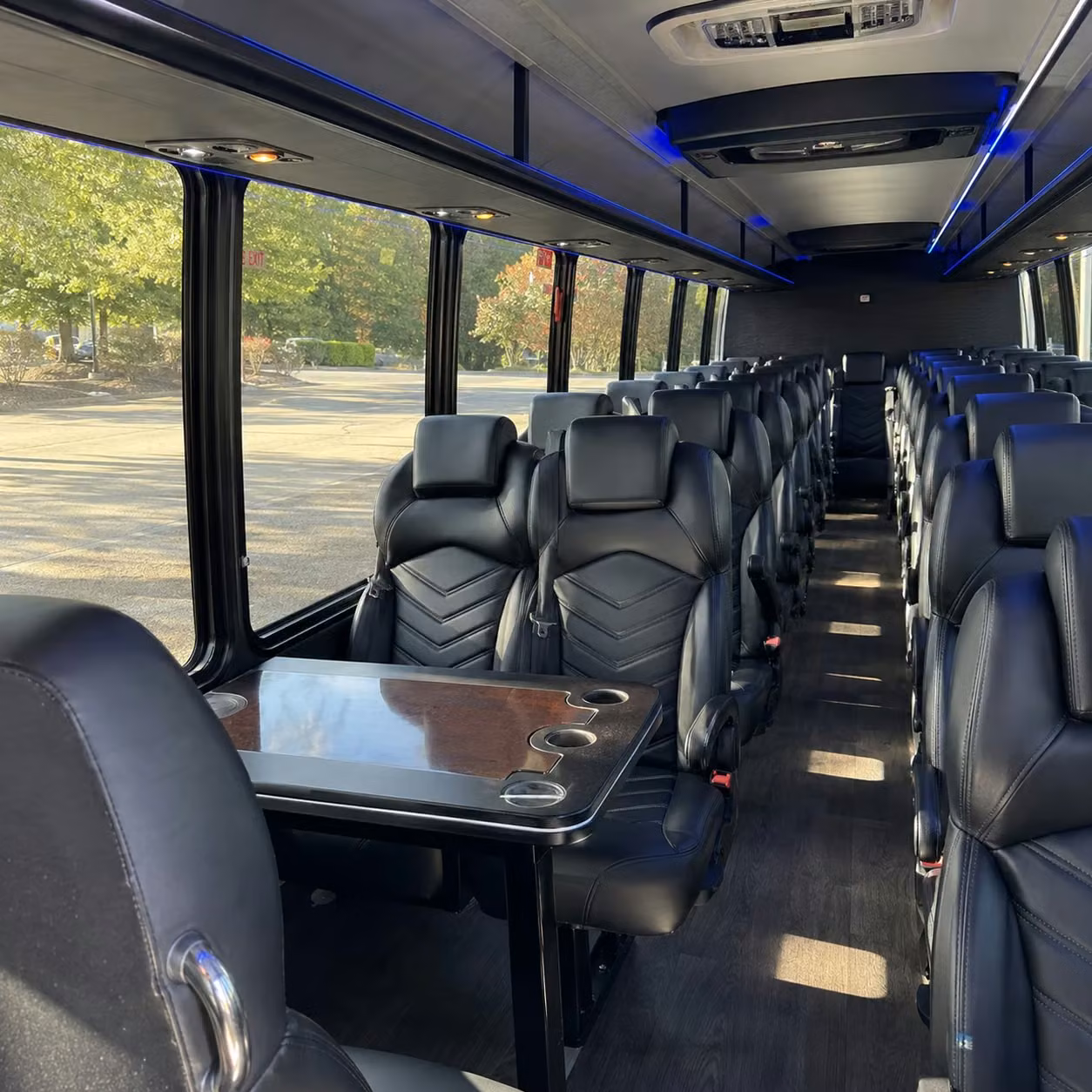 25 passenger minibus interior