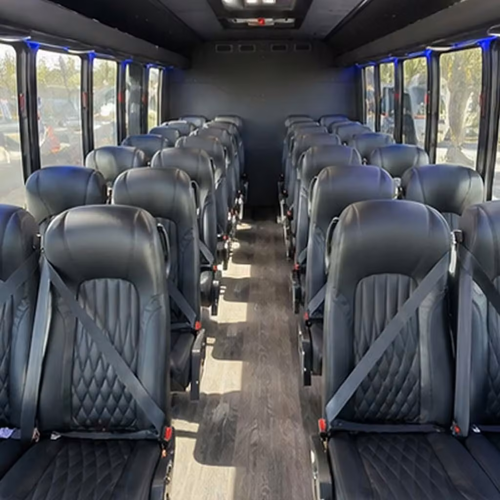 30 passenger minibus inside