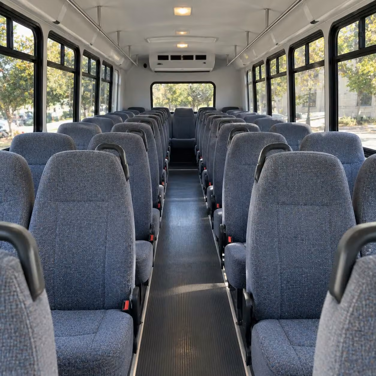 30 passenger minibus interior