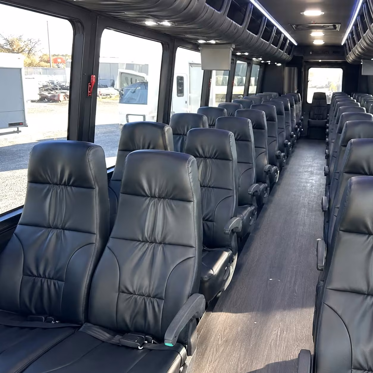 35 passenger minibus inside