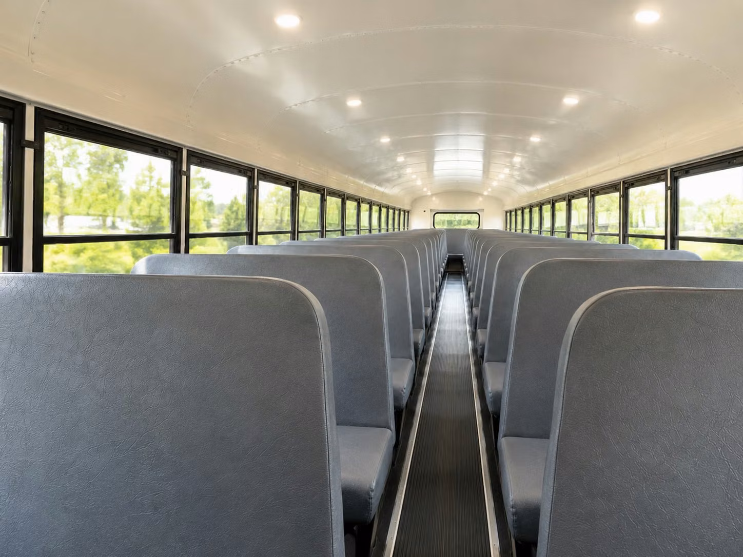 school bus interior